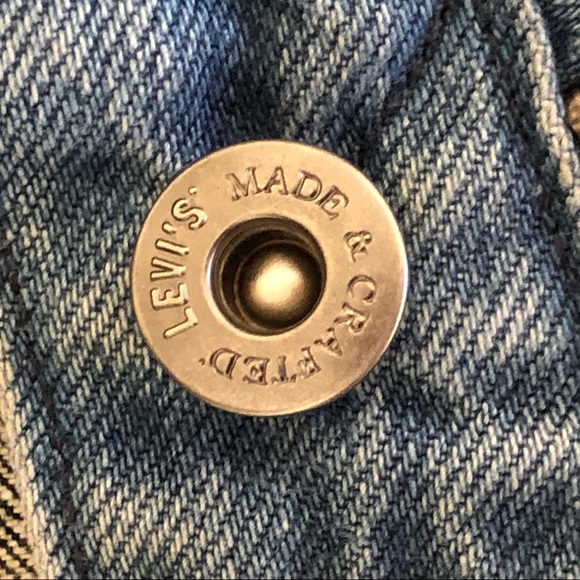 Levis Made & Crafted Slim Crop Fit Big E Japanese Denim Two Tone Jeans 30 NWT - Picture 9 of 12